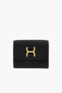 New CHLOÉ MARCIE SMALL TRIFOLD Black