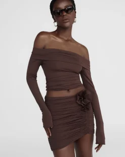 Hot MAYGEL CORONEL MARGUA SKIRT Brown