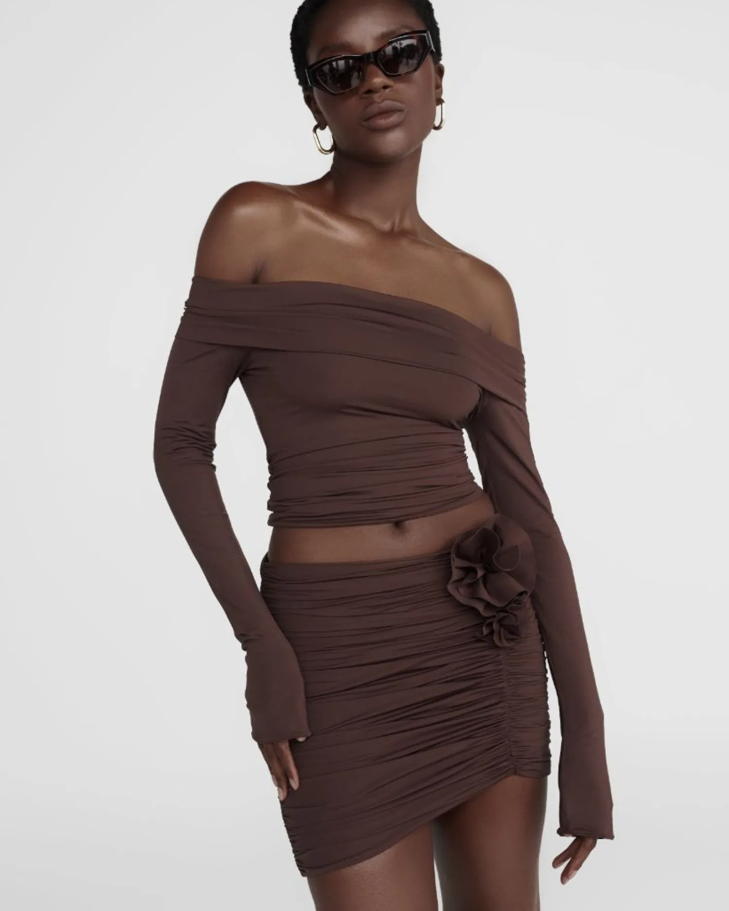 Hot MAYGEL CORONEL MARGUA SKIRT Brown
