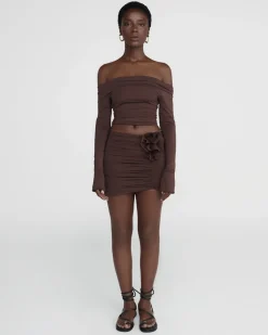 Hot MAYGEL CORONEL MARGUA SKIRT Brown