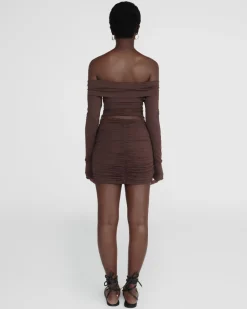 Hot MAYGEL CORONEL MARGUA SKIRT Brown