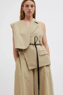 Cheap CHRISTOPHER ESBER MASON TAILORED VEST Sand