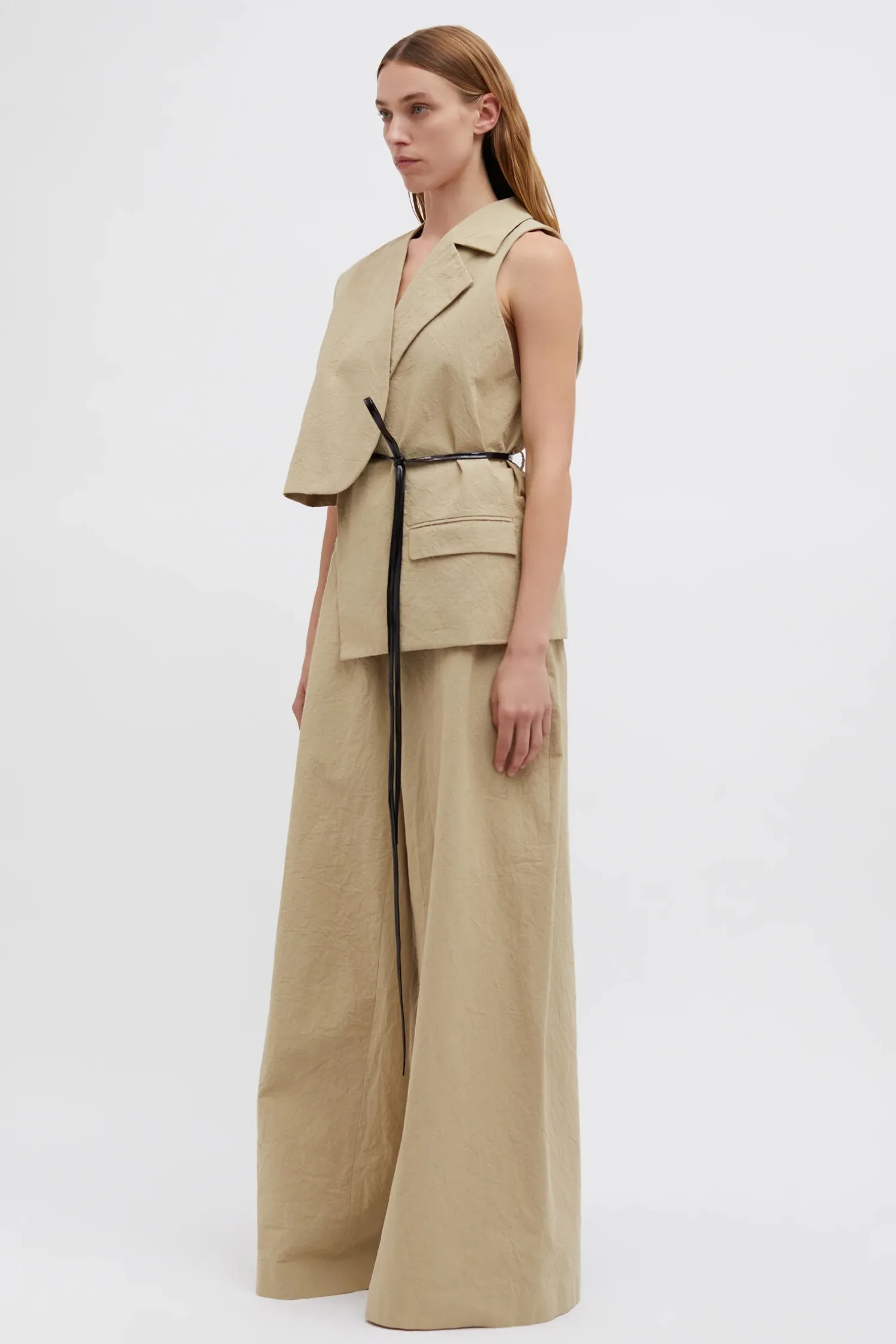 Cheap CHRISTOPHER ESBER MASON TAILORED VEST Sand