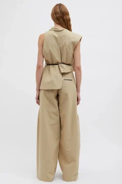 Cheap CHRISTOPHER ESBER MASON TAILORED VEST Sand