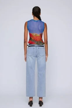 Fashion WYNN HAMLYN MESH TANK RoseField