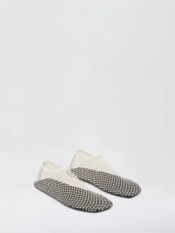 Flash Sale CHRISTOPHER ESBER MESH WATER FLAT Ecru