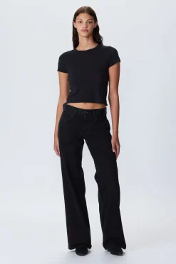 Online SLVRLAKE MICA LOW RISE WIDE LEG JEAN