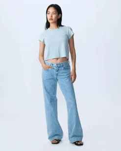 Sale SLVRLAKE MICA LOW RISE WIDE LEG JEAN