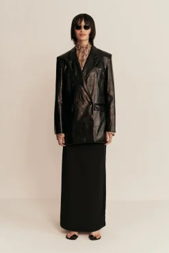 Flash Sale ESSE MILOS DOUBLE BLAZER Black
