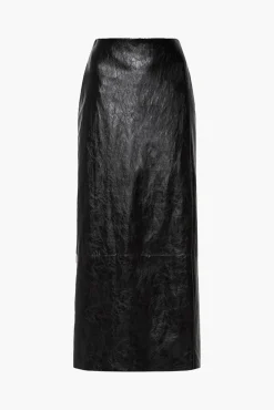 Online ESSE MILOS SPLIT MIDI SKIRT Crema