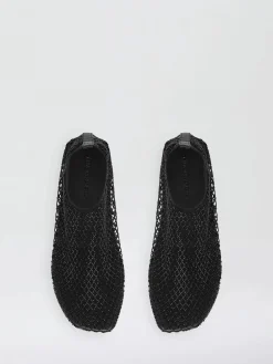 Best Sale CHRISTOPHER ESBER MINETTE CRYSTAL MESH FLAT Black