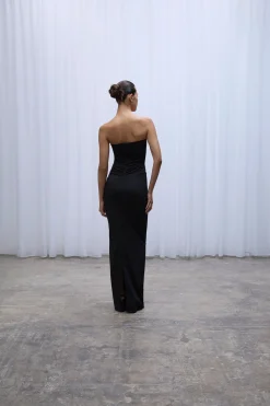Best Paris Georgia MINIMAL RUFFLE TUBE Black