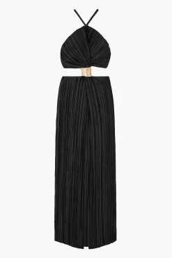 Discount CULT GAIA MITRA SLEEVELESS GOWN Black