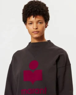 Best ISABEL MARANT ÉTOILE MOBY SWEATSHIRT FadedNight/Fuchsia