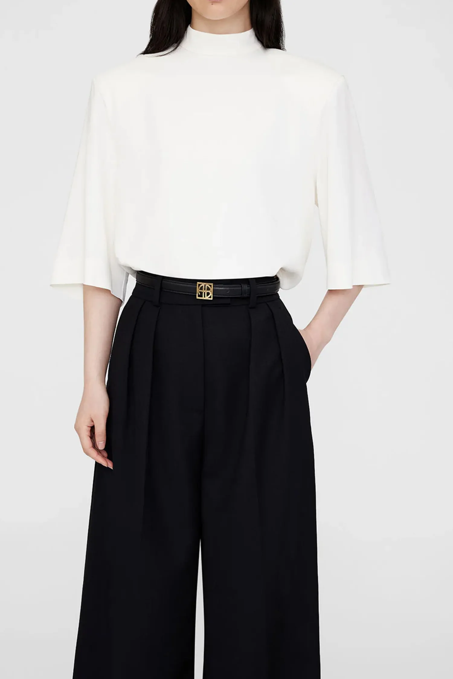 Fashion ANINE BING MONOGRAM BELT