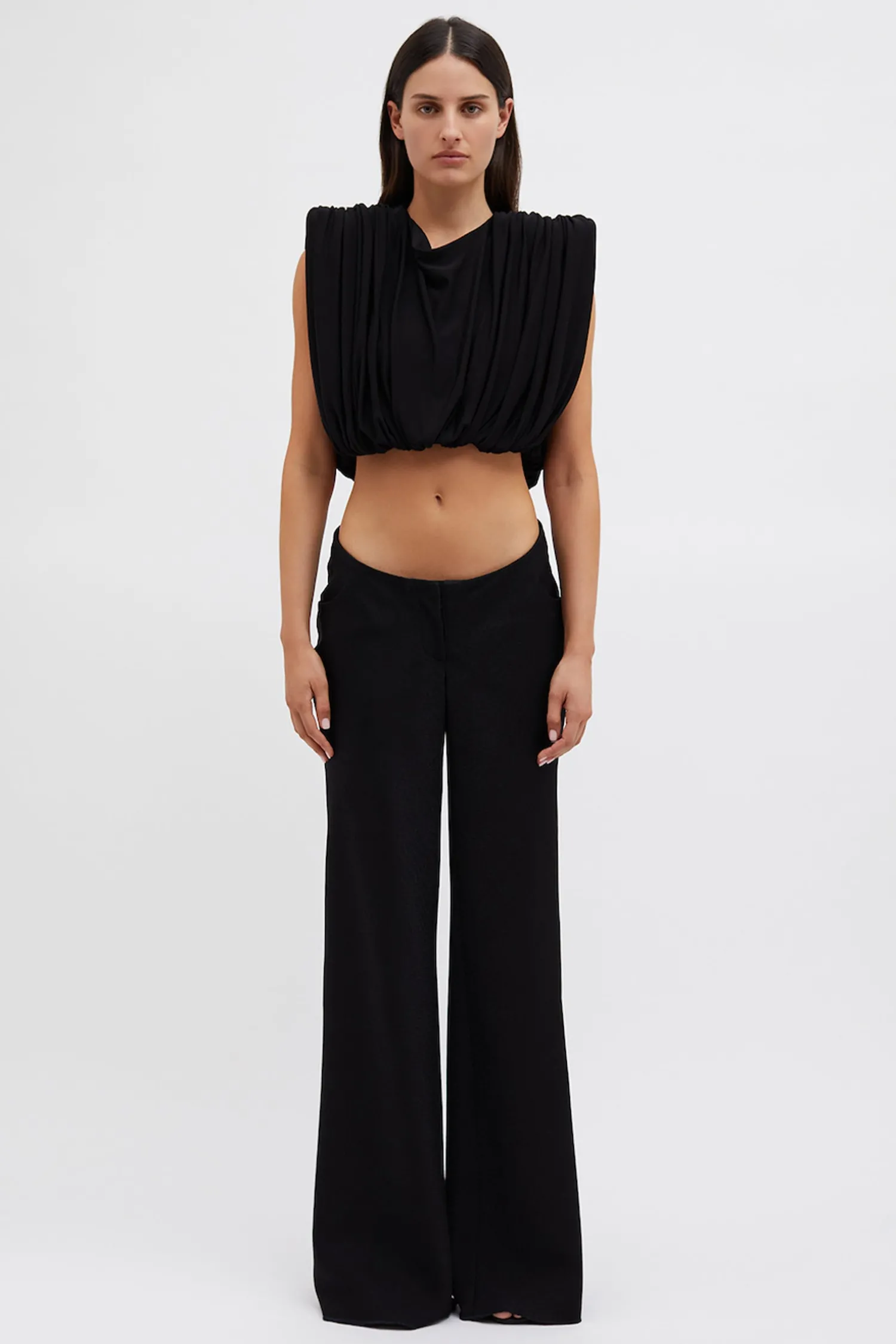 Store CHRISTOPHER ESBER MONSTERA TOP Black