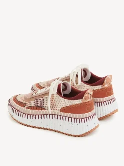 Outlet CHLOÉ NAMA SNEAKER DarkTan