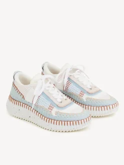 Clearance CHLOÉ NAMA SNEAKER DelicateBlue