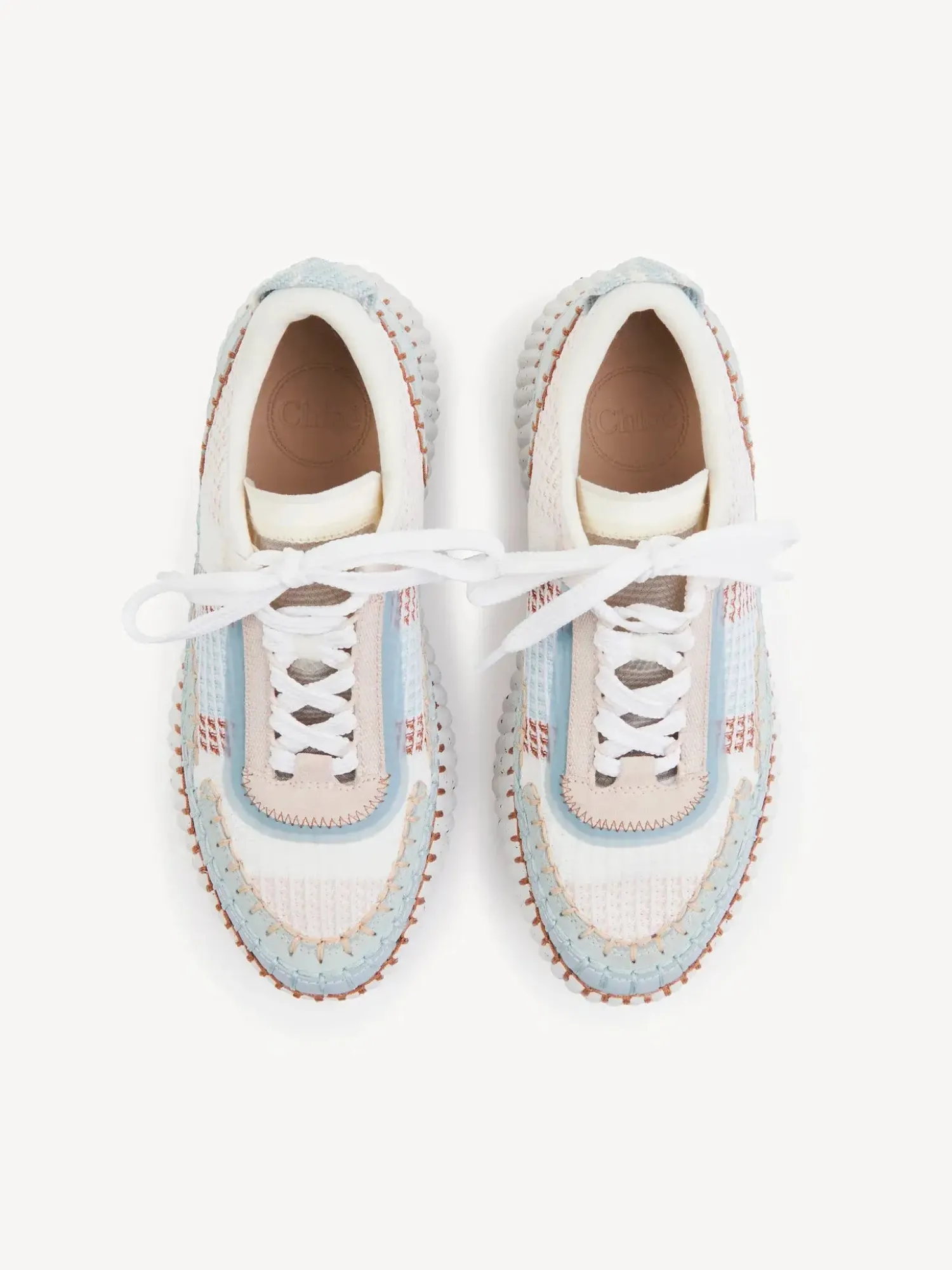 Clearance CHLOÉ NAMA SNEAKER DelicateBlue