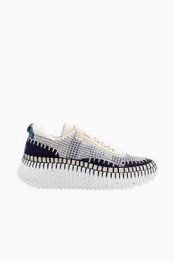 New CHLOÉ NAMA SNEAKER CosmicBlue