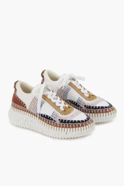 Cheap CHLOÉ NAMA SNEAKER GingerRed