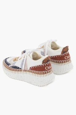 Cheap CHLOÉ NAMA SNEAKER GingerRed