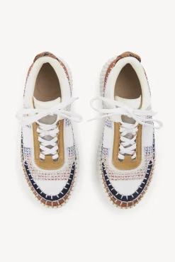 Cheap CHLOÉ NAMA SNEAKER GingerRed