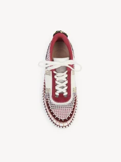 Hot CHLOÉ NAMA SNEAKER DarkRuby