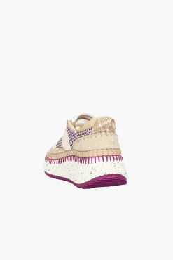 New CHLOÉ NAMA SNEAKER WildPurple