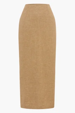 Cheap POSSE NANCY PENCIL SKIRT Walnut