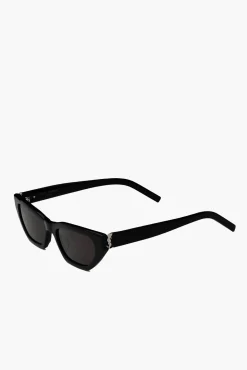 Online SAINT LAURENT NARROW CAT-EYE SUNGLASSES Black