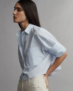 Outlet TWP NEXT EX SHIRT BabyBlue