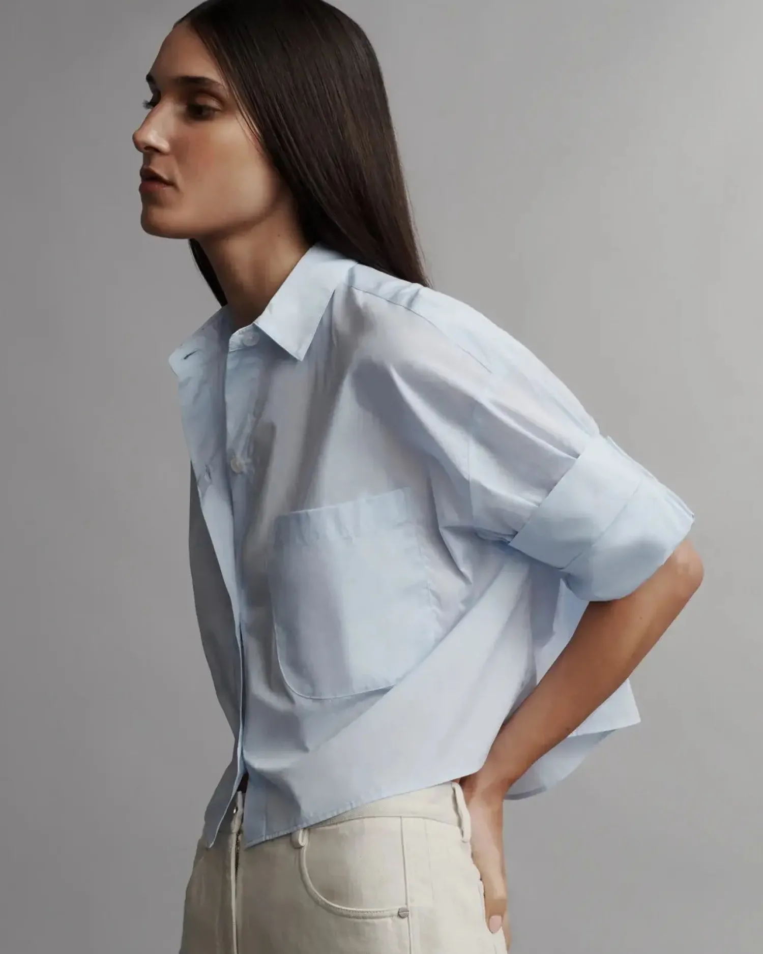 Outlet TWP NEXT EX SHIRT BabyBlue