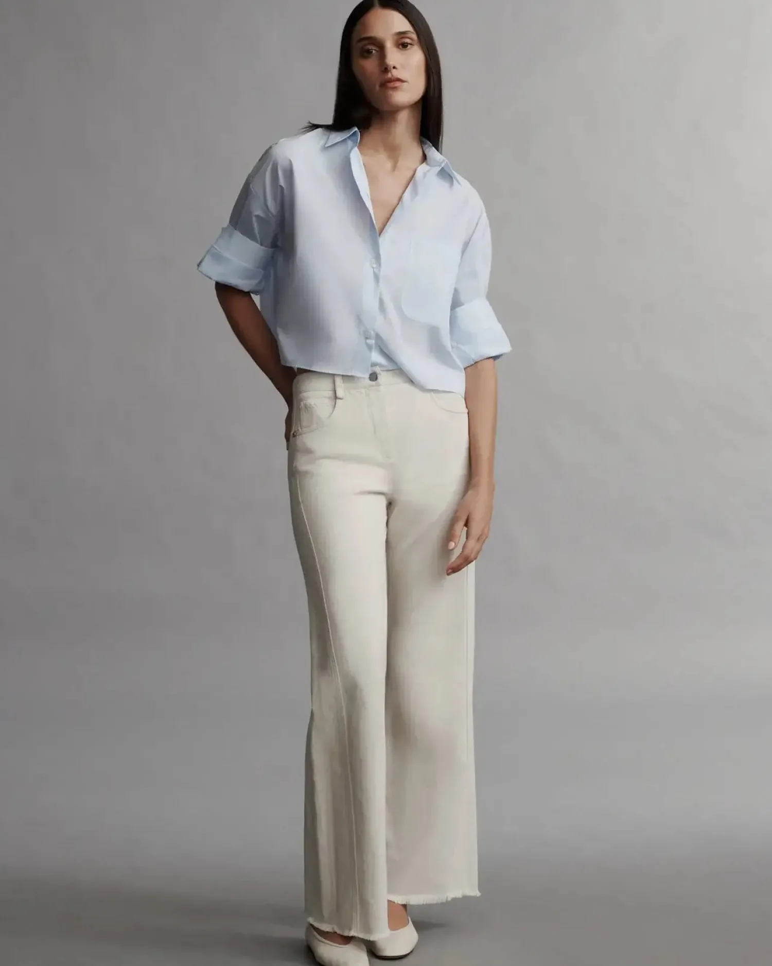 Outlet TWP NEXT EX SHIRT BabyBlue