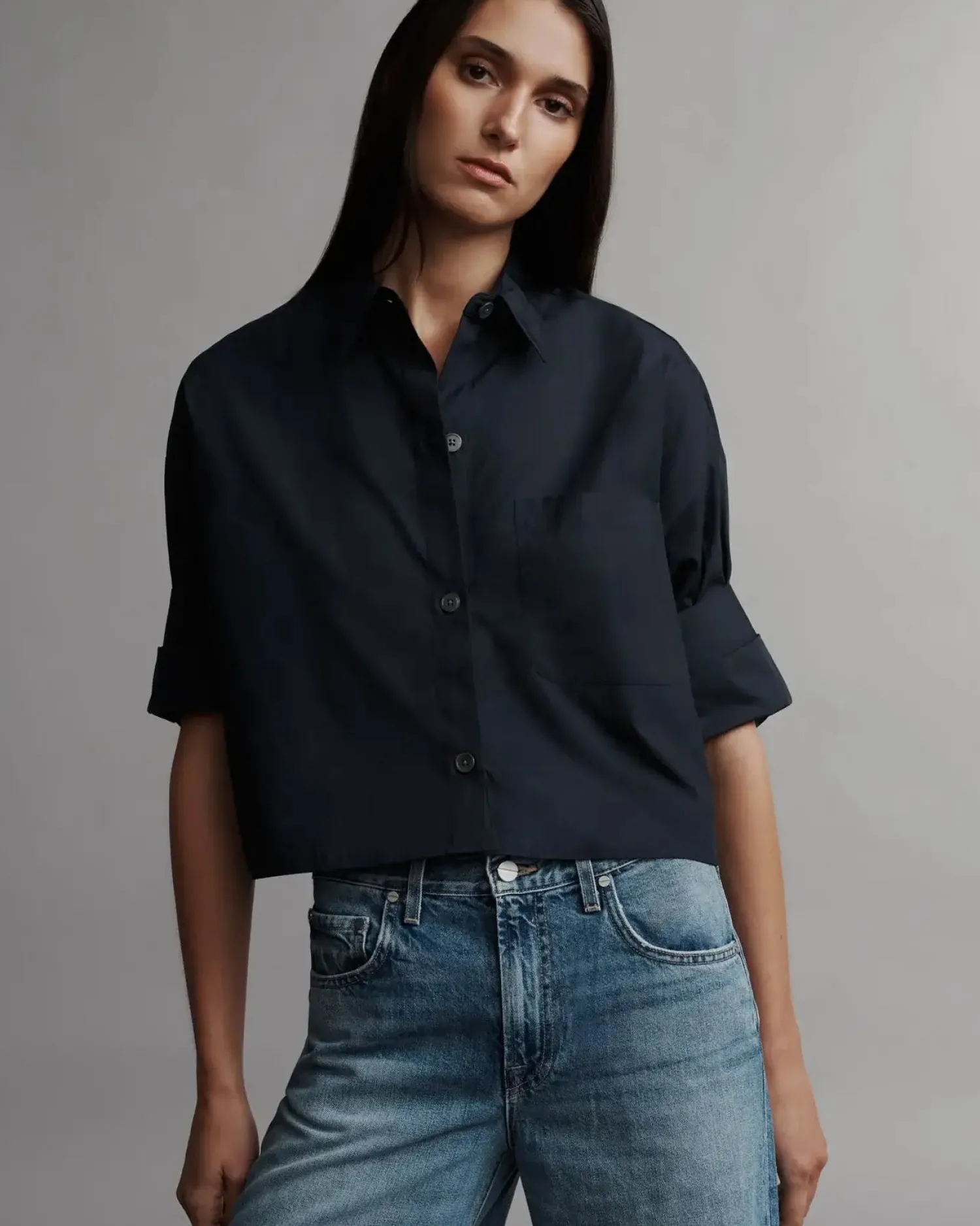 Outlet TWP NEXT EX SHIRT Midnight