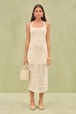 Fashion CULT GAIA NISSA KNIT DRESS OffWhite