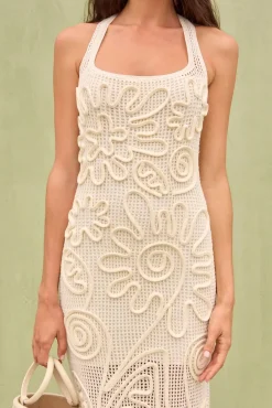 Fashion CULT GAIA NISSA KNIT DRESS OffWhite