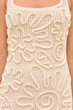 Fashion CULT GAIA NISSA KNIT DRESS OffWhite
