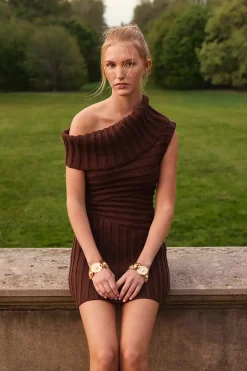 Flash Sale CULT GAIA OCEANE KNIT DRESS Java