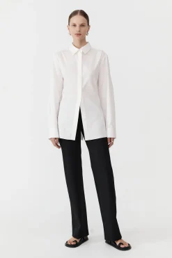 Best Sale ST. AGNI OPEN BACK SHIRT White