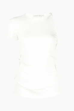 Online CHRISTOPHER ESBER OPEN TWIST SIDE TEE White