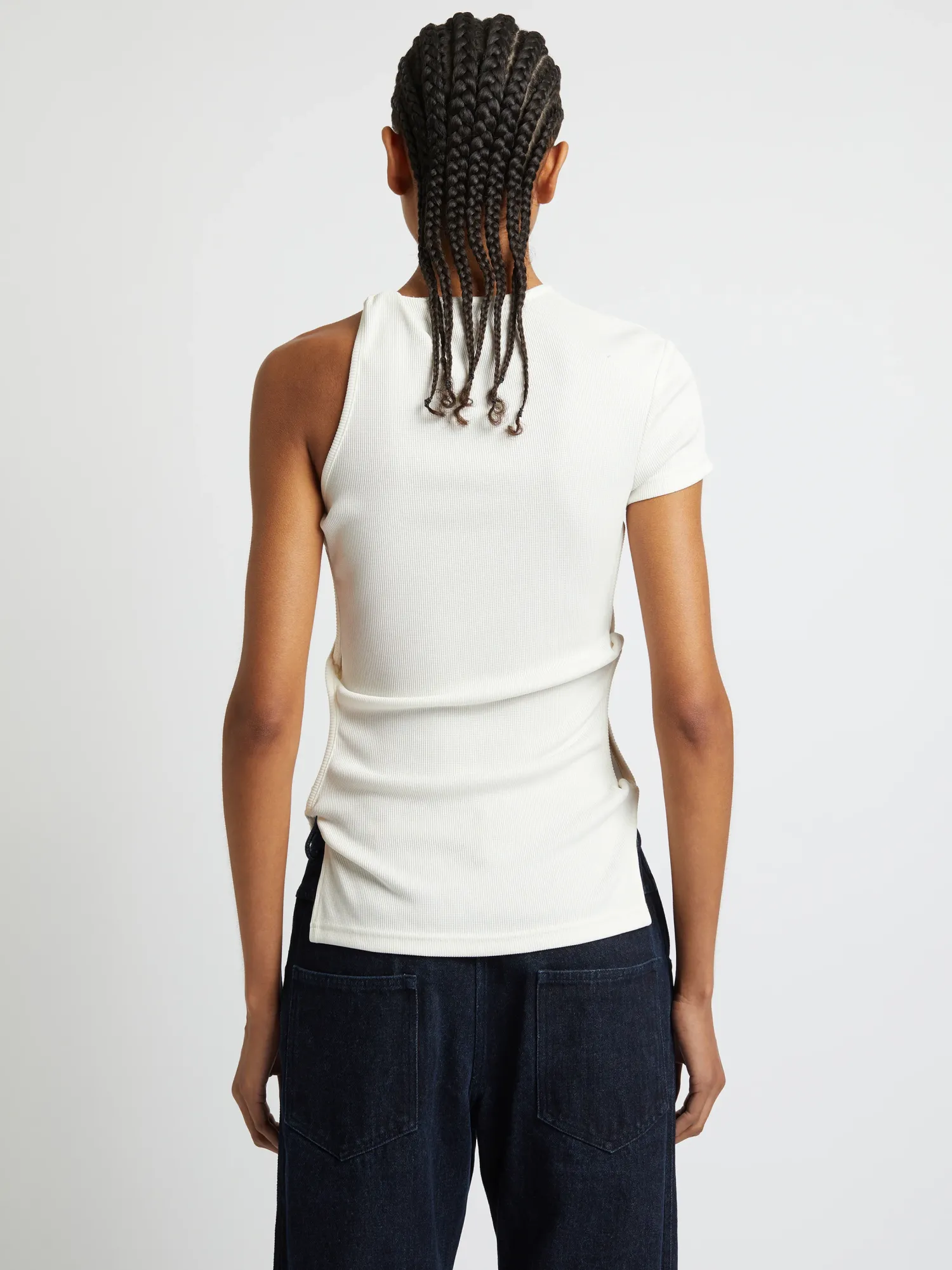 Online CHRISTOPHER ESBER OPEN TWIST SIDE TEE White