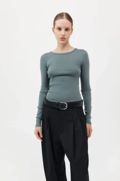 Discount ST. AGNI ORGANIC COTTON LONG SLEEVE TOP