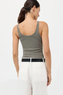 Cheap ST. AGNI ORGANIC COTTON SLIM SCOOP TANK