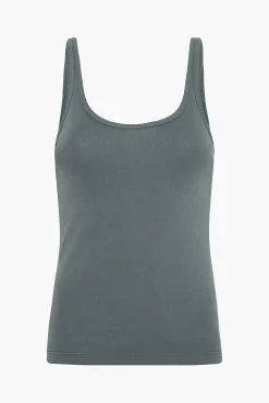 Online ST. AGNI ORGANIC COTTON SLIM SCOOP TANK
