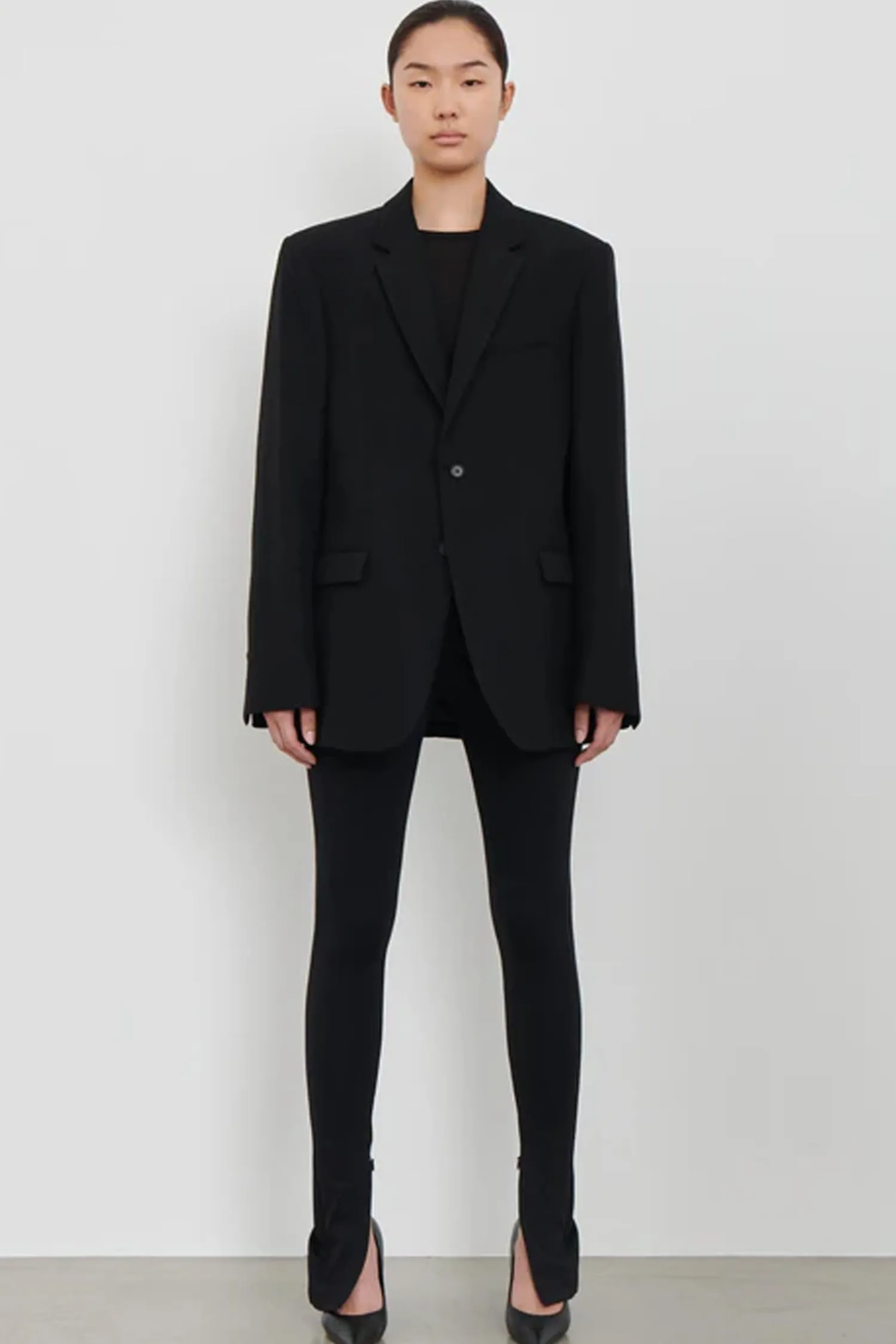 Hot WARDROBE.NYC OVERSIZE SINGLE BREASTED BLAZER Black
