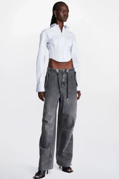 Best DION LEE PARACHUTE JEAN Black