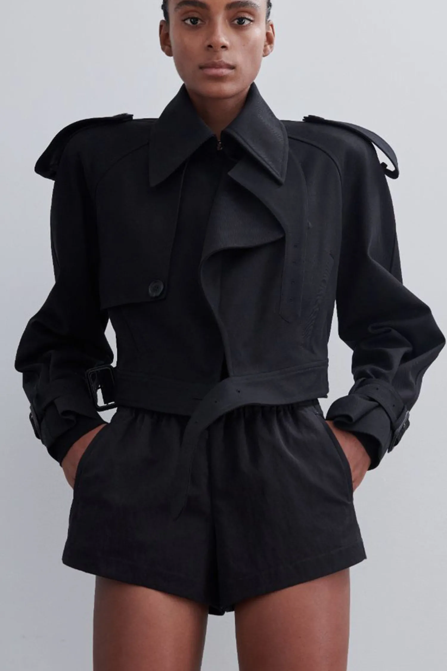 Clearance WARDROBE.NYC PERFECTO TRENCH Black