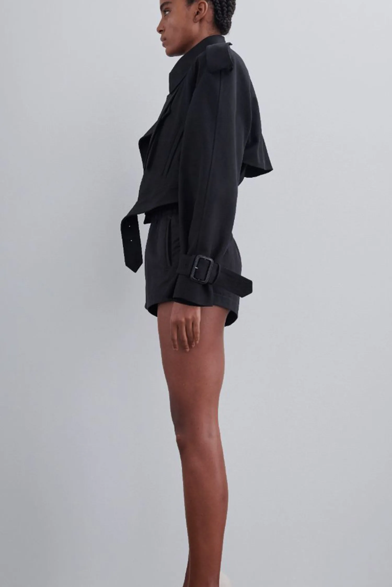 Clearance WARDROBE.NYC PERFECTO TRENCH Black