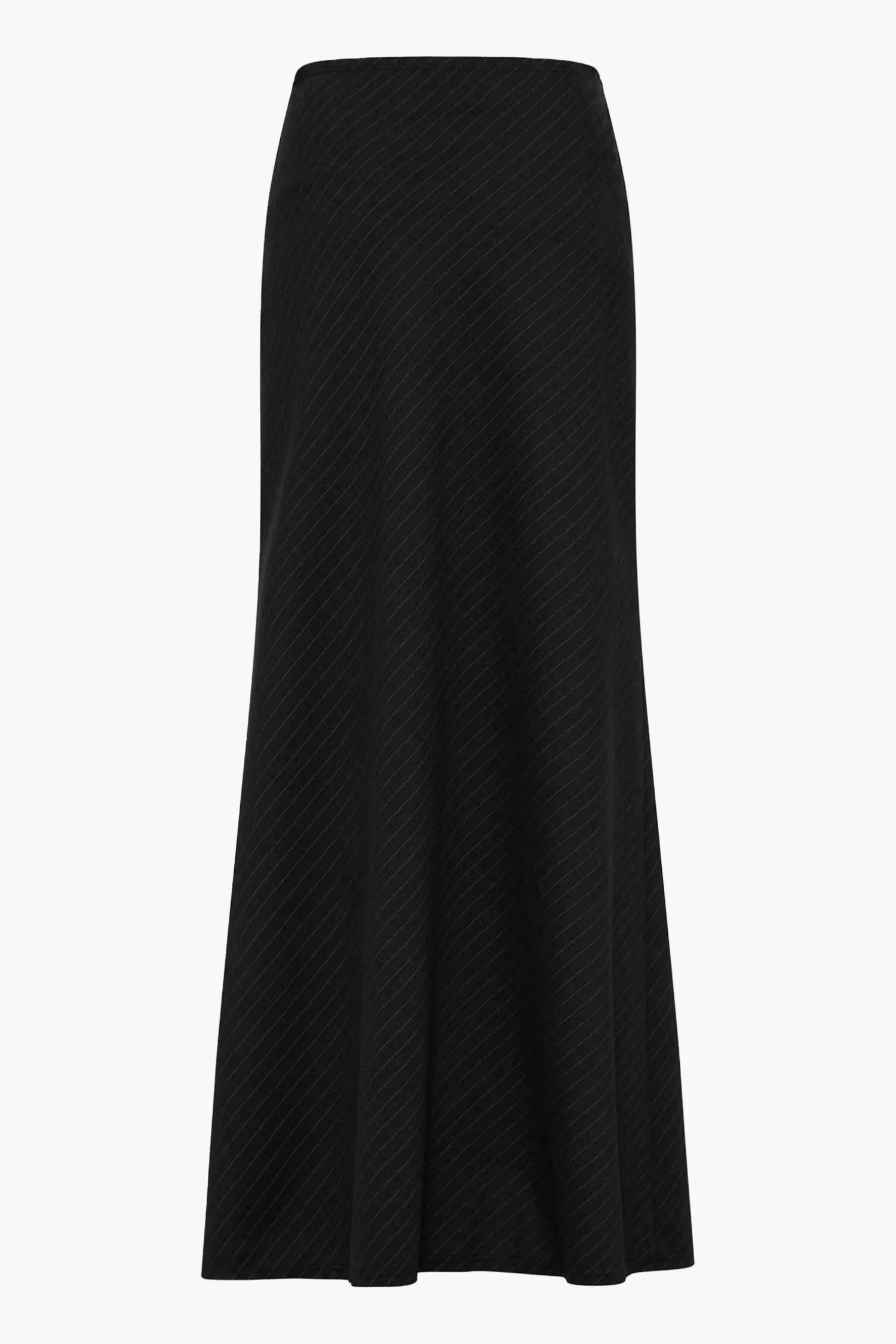Cheap ST. AGNI PINSTRIPE MAXI SKIRT Black